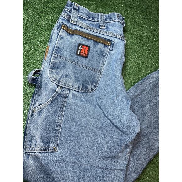 Wrangler Riggs Dura Shield Workwear Carpenter Utility Jeans Size 36x33 - Picture 3 of 13